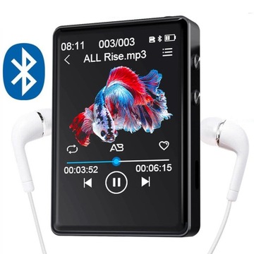 32 ГБ MP3 MP4-плеєр Bluetooth Чорний HiFi, Spotify, FM-радіо
