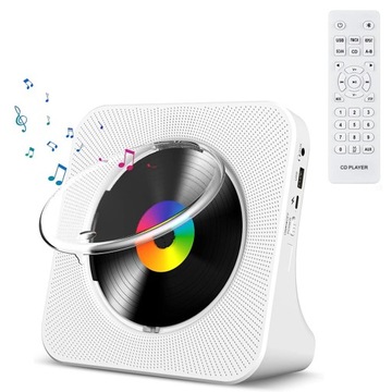 Портативный CD-плеер с BLUETOOTH 50 и встроенным динамиком для дисков
