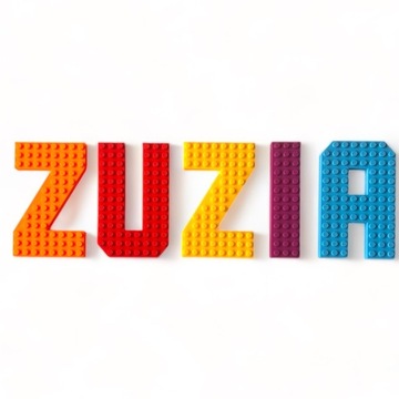 KAJAWIS букви 3D букви XL наклейки на стіну в стилі LEGO ім'я дитини