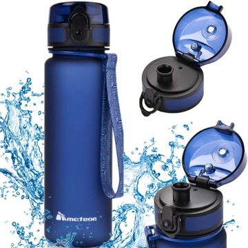 Пляшка для води спортивна пляшка для бігу з мундштуком METEOR 500 мл
