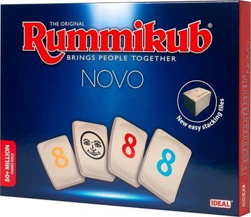 RUMMIKUB оригинальная семейная игра Standard Novo 2-4 игрока