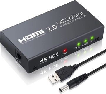 ESYNIC HDMI 2.0 4K СПЛИТТЕР 2 ПОРТА СПЛИТТЕР