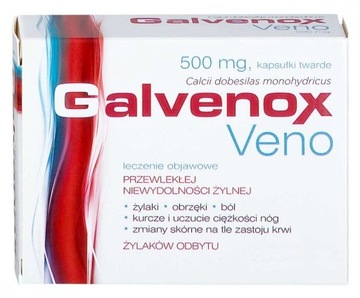 Galvenox Veno 500 мг варикозное расширение вен геморрой 60 капсул