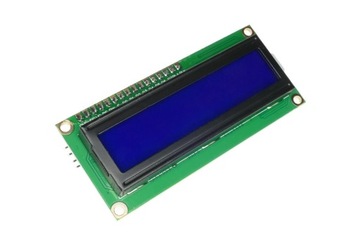 ЖК-дисплей 2*16 С HD44780 + конвертер I2C синий