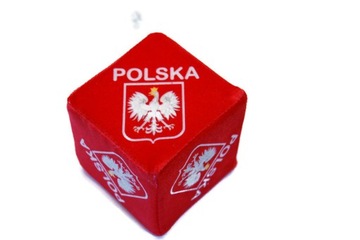 Куб удачи Польша красный 10x10 см TIR BUS
