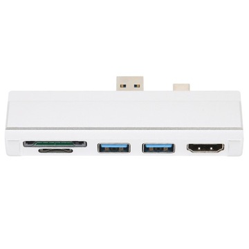 for surface dock 5 in 1 5 gbps Memory card reader 4K resolution aluminum sh