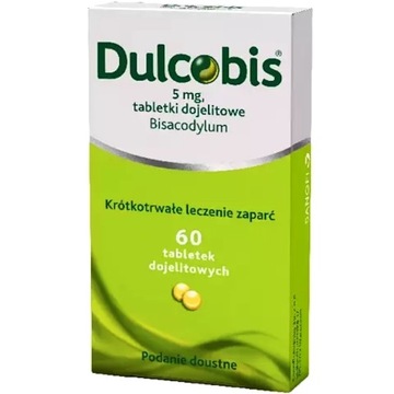Dulcobis 5 мг, 60 энтеральных таблеток запор