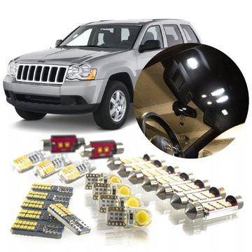 JEEP GRAND CHEROKEE WK - КОМПЛЕКТ СВЕТОДИОДНОГО ОСВЕЩЕНИЯ САЛОНА! ВИП
