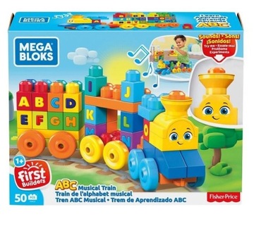 Mega Bloks поезд ABC со звуком