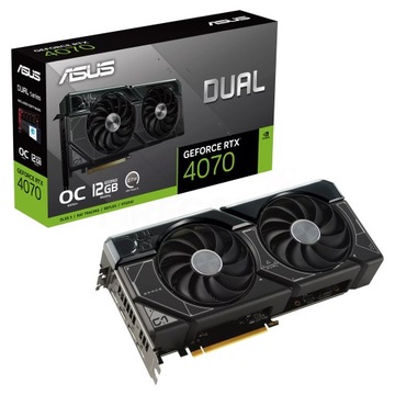 Видеокарта ASUS GeForce RTX 4070 DUAL OC 12GB GDDR6X