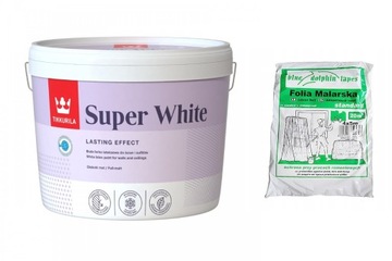 TIKKURILA SUPER WHITE ЛАТЕКСНАЯ КРАСКА 10Л БЕЛЫЙ