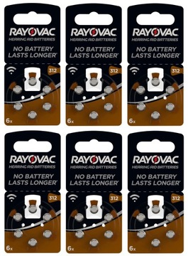 слуховой аккумулятор Rayovac Acoustic 312-36 шт.