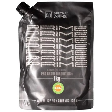 Прецизійні кульки ASG Specna Arms PRIME bio 0,30 г 1 кг-білий