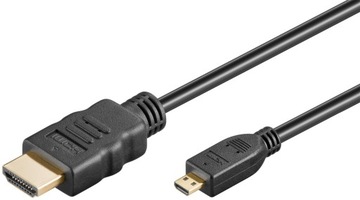 Кабель HDMI-micro HDMI 2.0 4K 60Hz Goobay 0,5 м