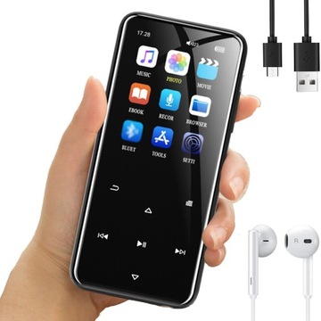 MP4 MP3 СЕНСОРНИЙ ВІДЕОПЛЕЄР 16 ГБ BLUETOOTH + НАВУШНИКИ