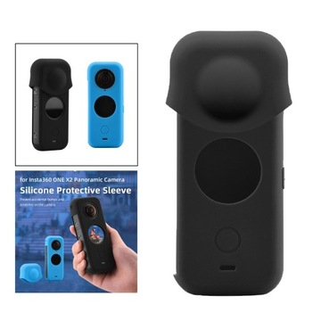 x2 Silic Case Soft Cover Shell Dustproof Lens Cover Protective Sleeve Black