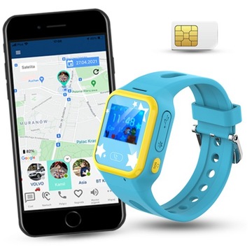 SMARTWATCH ДЛЯ ДЕТЕЙ GPS CALMEAN MINI SIM-ТЕЛЕФОН