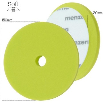 Menzerna Premium Soft Cut Foam Pad 150mm Green