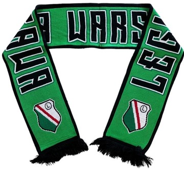 Шарф Legia Warszawa-герб-зеленый