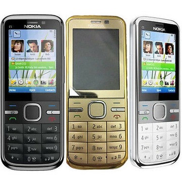 NOWY oryginalny telefon komórkowy NOKIA C5-00 Full