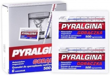 Піралгін лихоманка 0,5 г / САС, 6 пакетиків