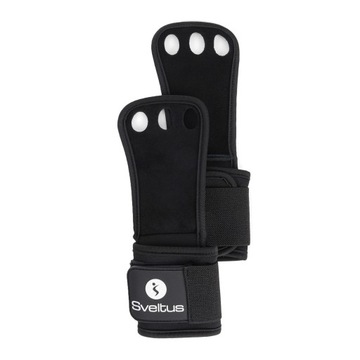 Гимнастические шкуры Sveltus Premium Hole Hand Grip Black 5656 L-XL