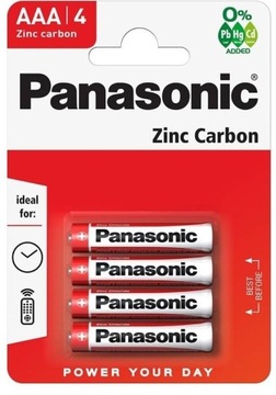 Батарейки Panasonic 4X AAA маленькі палички 1,5 в