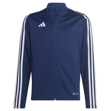 adidas TIRO 23 JKT JUNIOR-128-детская толстовка темно-синий