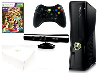 Xbox 360 250 ГБ + Kinect + игра