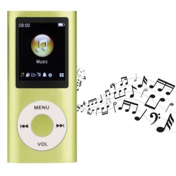 MP3 MP4 ПЛЕЕР ЖК-ЭКРАН 1.8 ДЮЙМОВ НАУШНИКИ ЗЕЛЕНЫЙ