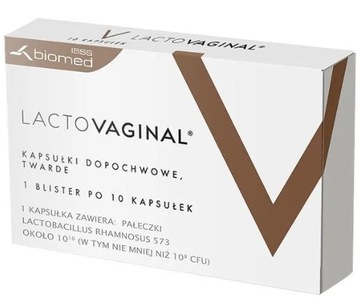 ЛАКТОВАГИНАЛ препарат пробиотик для женщин 10 вагинальных капсул