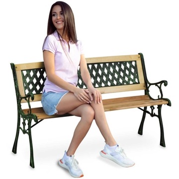 Садовая скамейка со спинкой 124 x 74 x 43 см Sofotel Fusio Sofotel