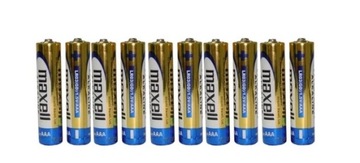 Щелочная батарея Maxell AAA (R3) 10 шт.
