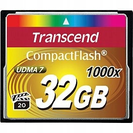 TRANSCEND 32 ГБ CF Compact Flash 1000X 160MBS UDMA