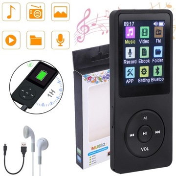MP3-ПЛЕЕР MPS 16 ГБ, BLUETOOTH 5.0, FM-РАДИО, ПЕРЕМЕННАЯ СКОРОСТЬ