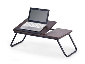 Стол для ноутбука HALMAR B19 темный орех стол