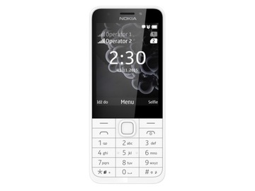Серебряный телефон NOKIA 230 Dual SIM Bluetooth