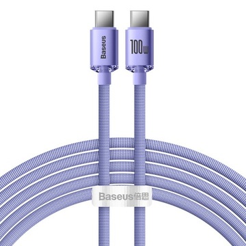 BASEUS високошвидкісний кабель USB-C-USB-C 480 Мбіт / з потужний кабель 100 Вт 2 м для ноутбука
