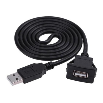 Подовжувач 2 м / 6,7 фута Монтажна панель USB 2.0