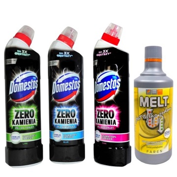 РОЗЧИННИК ДЛЯ ОЧИЩЕННЯ ТРУБ + DOMESTOS ДЛЯ ТУАЛЕТНОГО ГЕЛЮ