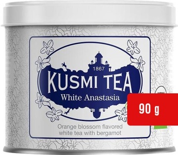 Білий чай KUSMI WHITE ANASTASIA може 90г