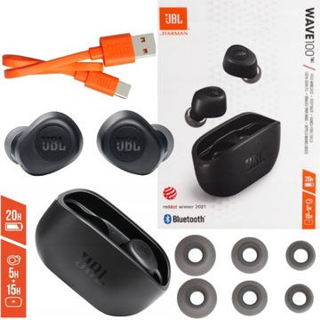 JBL WAVE 100 TWS БЕЗДРОТОВІ НАВУШНИКИ-ВКЛАДИШІ