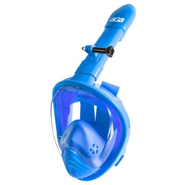 Детская маска для подводного плавания с полным лицом с трубкой XS + крепление для GoPro