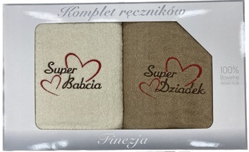 Набор полотенец бабушка дедушка 2 шт. 70x140