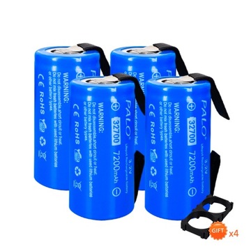 4 шт 3.2 V 32700 LiFePO4 акумуляторна батарея DIY з нікелевими листами