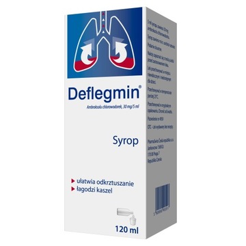 Дефлегмін, сироп 30 мг/5 мл, 120 мл
