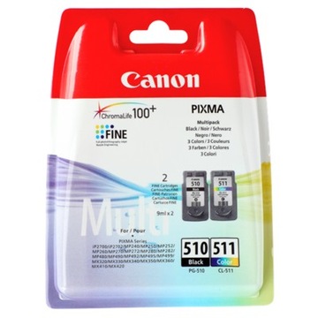 Canon PG-510 + CL-511 оригинальные чернила 2970b010