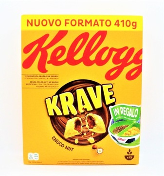 KELLOGGS ПЛАСТІВЦІ KRAVE CHOCO NUT 410Г.