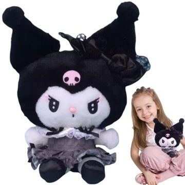 ПЛЮШЕВИЙ ТАЛІСМАН KUROMI М'ЯКА ІГРАШКА 25 СМ