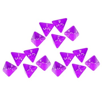 15 Pack Acrylic Set for Roleplaying DND RPG Table